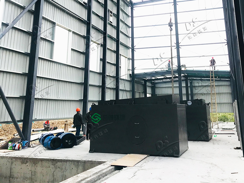 通溝余泥處理項(xiàng)目現(xiàn)場(chǎng)