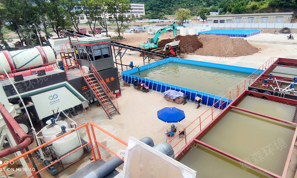 土壤淋洗修復(fù)設(shè)備應(yīng)用現(xiàn)場(chǎng)