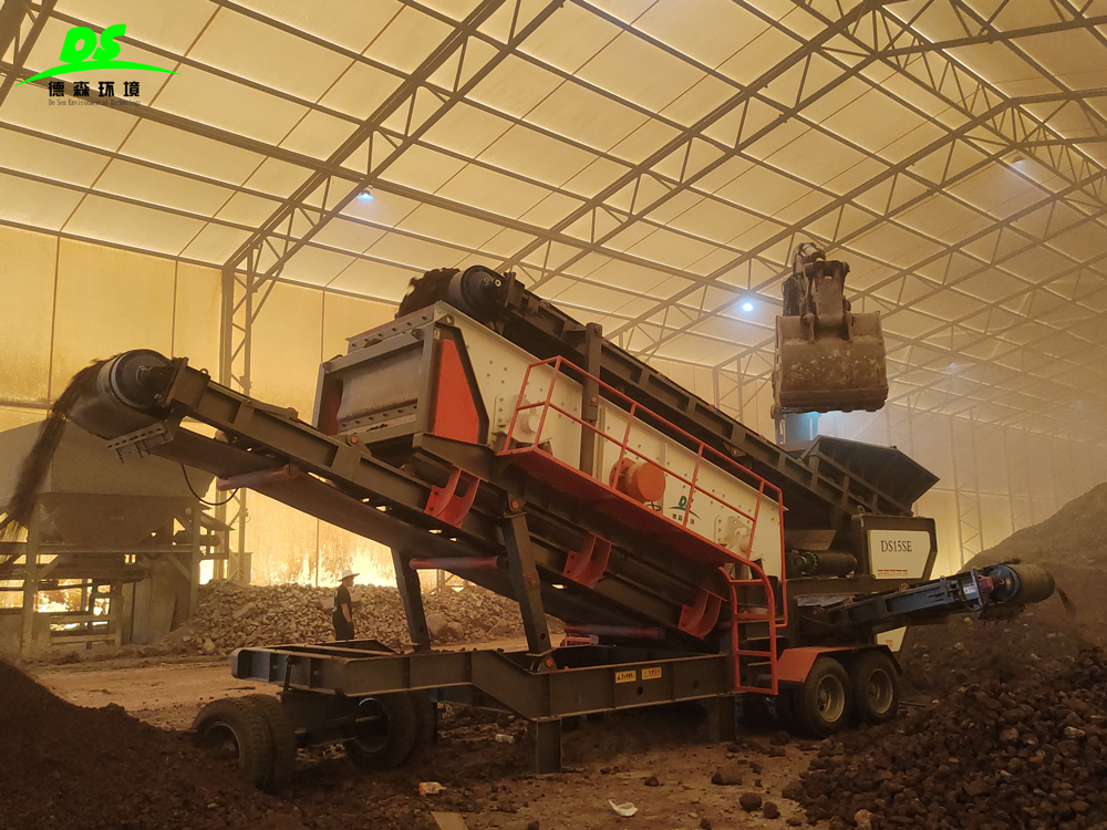 重慶某篩分項(xiàng)目現(xiàn)場