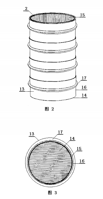 1504490596857803.png 新型高效節(jié)能型粉煤灰陶粒焙燒窯的基本結(jié)構(gòu)示意圖