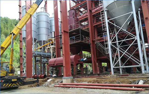 陶粒回轉(zhuǎn)窯安裝現(xiàn)場